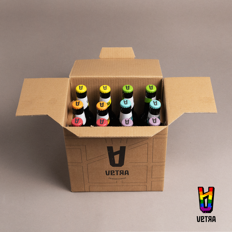 Box arcobaleno 12 bottiglie